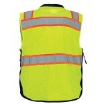 Premium High-Visibility Surveyors Safety Vest with Pockets