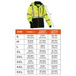 Hi-Vis Softshell Water-Resistant Jacket - Lime Medium