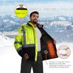 High Visibility Waterproof Jacket for Men & Women