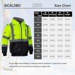 Men’s High Visibility Fleece Lined Safety Hoodie