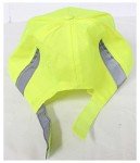 Bright Neon Safety Cap with Reflective Panels