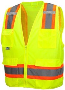 Hi-Vis Lime Class 2 Safety Vest, 3XL