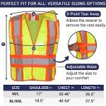 ANSI Class 2 Breakaway Safety Vest - 3 Pack