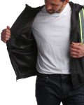 Men's Hi-Vis Waterproof Safety Jacket - Size Large