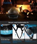 Custom Carbon Fiber Full Brim Hard Hat