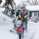 DLY Waterproof Winter Leather Work Gloves for Men