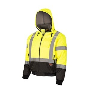 Hi-Vis Insulated Waterproof Winter Work Jacket