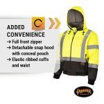 Hi-Vis Insulated Waterproof Winter Work Jacket