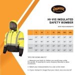 Hi-Vis Insulated Waterproof Winter Work Jacket