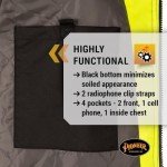 Hi-Vis Insulated Waterproof Winter Work Jacket
