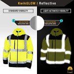 Hi-Viz Reflective SoftShell Jacket - Large