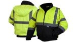 Pyramex Hi-Vis Lime Bomber Jacket - Large