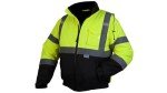 Pyramex Hi-Vis Lime Bomber Jacket - Large