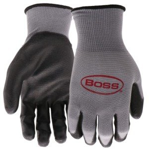 Boss Men's 10-Pack Water Resistant Work Gloves