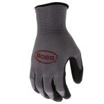 Boss Men's 10-Pack Water Resistant Work Gloves