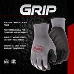 Boss Men's 10-Pack Water Resistant Work Gloves