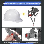 30 Pcs Adjustable Hard Hats for Construction Safety