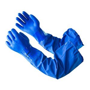 Heavy-Duty 26" PVC Chemical Resistant Gloves, XL
