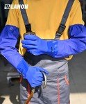 Heavy-Duty 26" PVC Chemical Resistant Gloves, XL