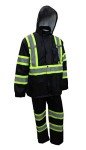 High Visibility Class 3 Rain Suit with Jacket & Pants