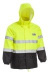 High Visibility ANSI Class III Rain Suit Jacket & Bib