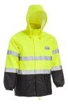 High Visibility ANSI Class III Rain Suit Jacket & Bib