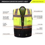 Shine Bright Family Reflective Vest, Navy, Medium