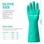 Chemical Resistant Nitrile Gloves for Outdoor Safety