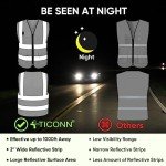High Visibility Reflective Safety Vest for All Sizes