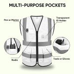 High Visibility Reflective Safety Vest for All Sizes