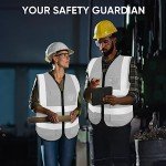 High Visibility Reflective Safety Vest for All Sizes