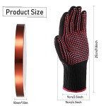 Heat Resistant Gloves with Adhesive Tape Set