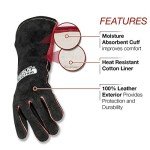 Women's Welding Gloves - Lincoln K3232-S Jessi Combs