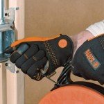 Klein Tools Size L Electrician Gloves, Black/Grey