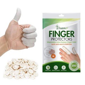 250 Pcs Disposable Finger Cots for Repairs