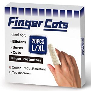 20PCS Cotton Cushion Finger and Toe Protectors