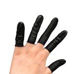 150pcs Disposable Latex Finger Cots for Safety