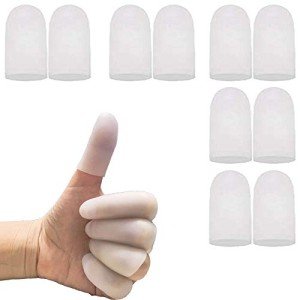 Silicone Finger Protectors for Pain Relief - Medium