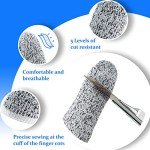 40 Cut-Resistant Finger Guards for Kitchen & Work