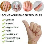 Kris-Kikomy Gel Finger Sleeves for Hand Support