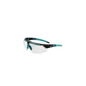 Uvex S2880 Adjustable Safety Glasses, Teal/Black