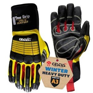 Waterproof Insulated Winter Work Gloves - X-Large