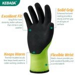 Kebada T3 Thermal Insulated Winter Work Gloves