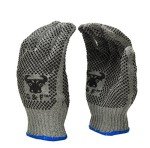 X-Large Natural Cotton Work Gloves with Dots