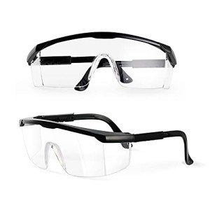 Safety Glasses 2-Pack: Anti-Fog & Scratch Resistant