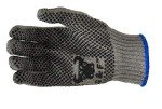 X-Large Natural Cotton Work Gloves with Dots