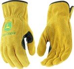 John Deere Leather Work Gloves - X Large, 2 Pack