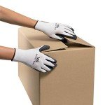 ACKTRA Coated Nylon Safety Gloves - 12 Pairs