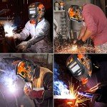 Auto Darkening Welding Helmet with Adjustable Shade