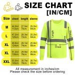 3-Pack Hi-Vis Long Sleeve Safety Shirts - Yellow